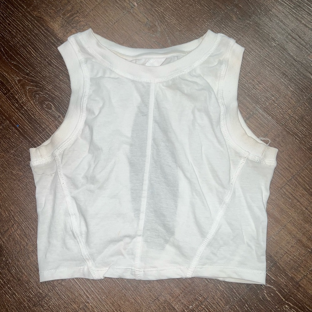 White tank top open back